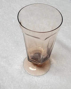 Vintage Lenox Iced Tea Glass, Lenox Glass, Pink Glass, Amber Glass, Replacement - Picture 1 of 7