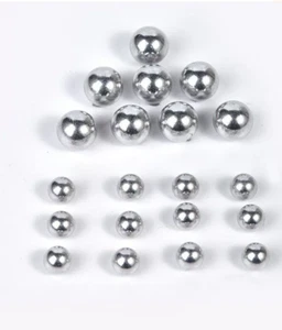 10 Stück 16 mm Präzisions-Massivaluminiumkugeln DIY Aluminiumkugeln - Bild 1 von 5