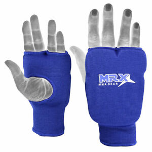 Karate Mitts Elasticated Padded Martial Arts Boxing Training Gloves MMA 