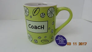 Laurie Veasey Green Sports Cup/Mug "Coach" (Warm Regards) - Picture 1 of 6