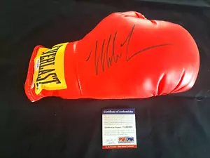 Guantone da boxe Mike Tyson autografato firmato taglia ufficiale Everlast PSA - COME NUOVO - Foto 1 di 3