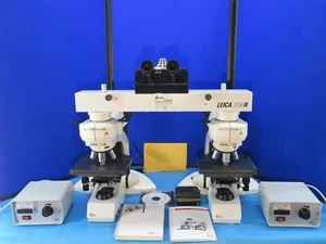 Leica DMLB DMR 020-519.507 Microscope Trinocular 551501 505057 Comparison Bridge - Picture 1 of 24