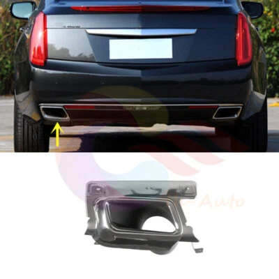 Cubierta de tubo de silenciador de escape trasero de acero inoxidable lateral izquierdo para Cadillac EG4 XTS 2013-17 Foto 1 de 4