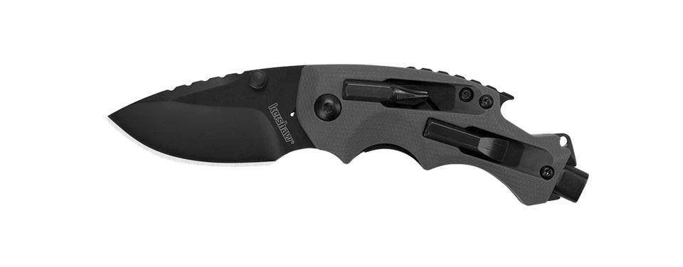 Kershaw Shuffle DIY Liner Lock Knife/Multi-Tool (2.4" Black) 8720 Foto 1 de 2