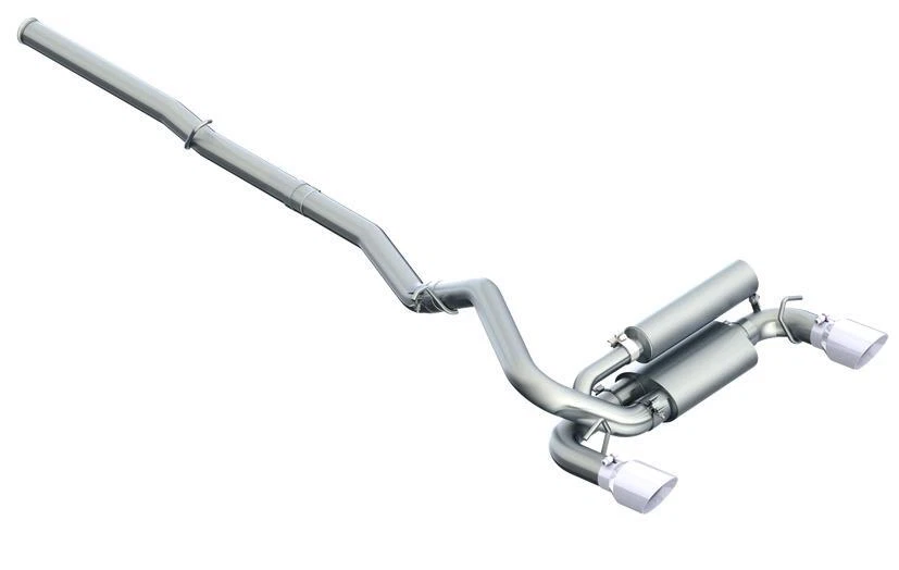 3" Cat Back, Dual Outlet, AL, Ford Focus RS 2016 - 2018 - Image 1 of 1