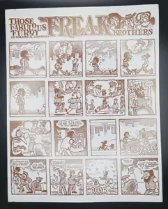 Fabulous Furry Freak Brothers 11X14 Poster Counterculture Hippies Paranoia - Picture 1 of 23