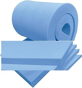 HIGH-DENSITY UPHOLSTERY FOAM SHEET- CUT TO ANY SIZE- FOR CUSHIONS, SOFAS, & BEDS - Picture 1 of 10