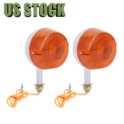 2xPara Suzuki 1980-91 FA50 FA50x Shuttle Scooter Intermitente Indicador de Giro EE. UU. Foto 1 de 4