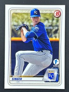 BRADY SINGER 2020 Bowman 1st Edition #BFE-42 Kansas City Royals - Picture 1 of 2