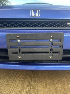 License Plate Tag Holder Mounting Relocator Adapter Bumper Kit Bracket for HONDA - Picture 1 of 24