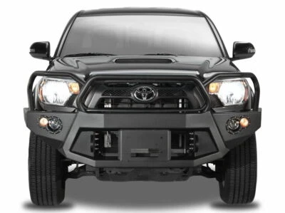 Fab Fours Premium Winch Full Guard Bumpers Fits 12-15 Toyota Tacoma TT12-B1650-1 Foto 1 de 2