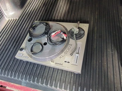 Vintage Gemini XL-500 II DJ Direct Drive Manual Turntable Speed Not Constant - Image 1 of 4