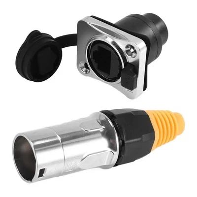 IP67  RJ45  Connectors / Ethernet RJ45  Plug +  Socket for Outdoor Ethernet B4H8 - Image 1 of 4