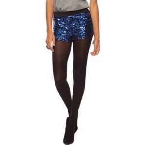 Forever 21 Vintage Sequin Micro Mini Shorts Hot Pants Y2K Disco Rave Size Small - Picture 1 of 9