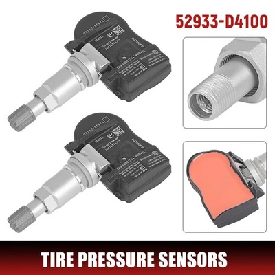 2x Tire Pressure Monitoring Sensor TPMS 52933-D4100 For 2015-2021 Hyundai KIA - Image 1 of 4