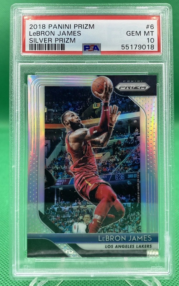 Panini LeBron James 10 Graded Basketball Sports Trading Cards