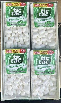 New 12 Pack 1.7 Oz Tic Tac Freshmint Breath Mints On-The-Go Best By 12/25