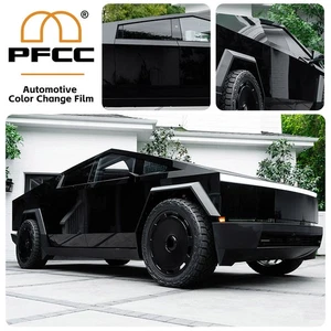 Cybertruck DIY PPF Paint Protection Film Wrap Color Change Gloss Piano Black Kit - Picture 1 of 12