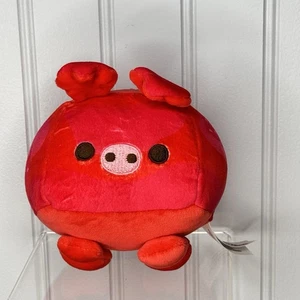 Pet Simulator X Red Pig Plush Stuffed Animal Pink Cube No Code  Game 4" - Picture 1 of 6