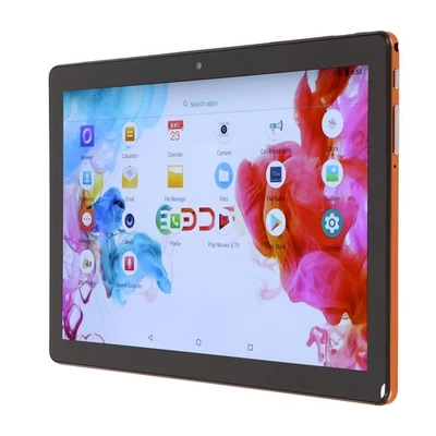 US Plug 10.1 Inch Tablet Orange 10.1in IPS LCD 1280x800 4GB RAM 64GB ROM 4G LTE - Image 1 of 4