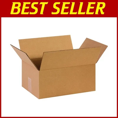 14x10x6 Kraft Cardboard Boxes - 25 Pack - Shipping & Storage - Image 1 of 2