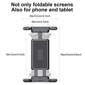 Tablet Mic Holder Aluminum Alloy Stand for Treadmills Strollers and Handlebars - Picture 1 of 12
