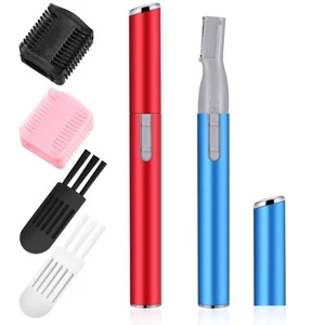 Chumia 2 Pcs Electric Eyebrow Trimmer Women Precision Face Razors Mini Shaver... - Picture 1 of 7