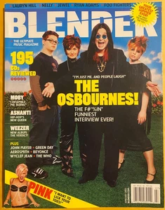 OZZY OSBOURNE blender TATU pink BEATLES Chris Cornell JOHN MAYER white stripes - Picture 1 of 23