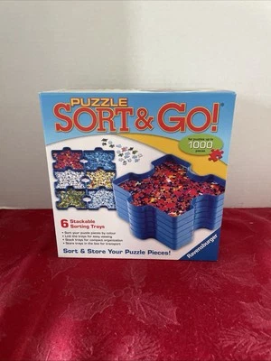 Ravensburger - Puzzle Sort & Go - 6 bandejas de classificação empilháveis novas - Imagem 1 de 2