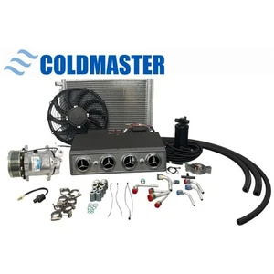 A/C Kit Universal Underdash Evaporator 404 12V Premium Silver Mustang Type, PK-8 - Picture 1 of 16