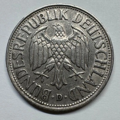 1957 Germany 1 Mark - D - Coin #C-085 - Image 1 of 2