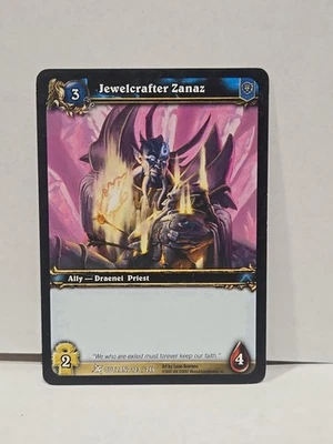 World Of Warcraft TCG Fires Of Outland  Jewelcrafter Zanaz Regular Common 123 - Image 1 of 2