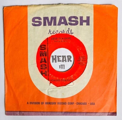 Hot Rockabilly Country Bopper Hook 45 HOWARD CROCKETT Deep Elm Dave SMASH hear - Image 1 of 3