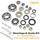 For 1996-2000 Suzuki RM250 Engine Crank Transmission Shaft Bearings &amp; Seals Kit