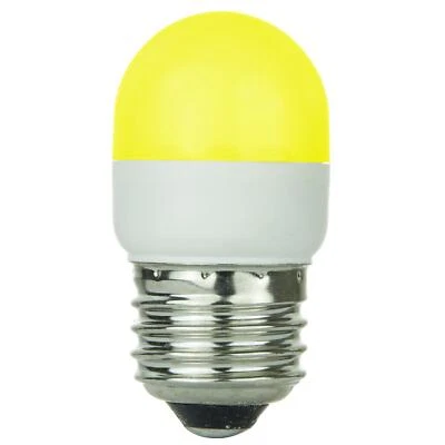 Sunlite LED .5 Watt Yellow T10 Tubular Indicator Light Bulb - Image 1 of 2