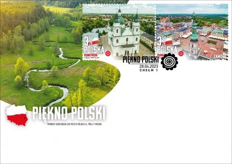 POLAND FDC 2023 The beauty of Poland - Chełm Zamość #2242 (2760) Cover