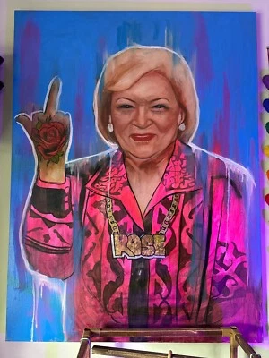 Betty White定制30x40油画 — 第 1/4 张图片