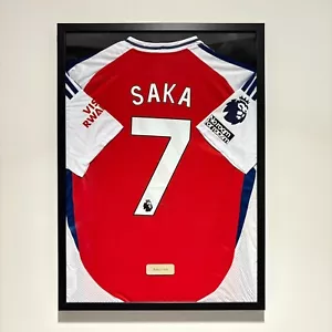 Arsenal Bukayo Saka Jersey Framed, Bukayo Saka Shirt Framed - Picture 1 of 6