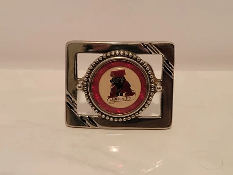 Vintage Alabama Crimson Tide Belt Buckle Cover