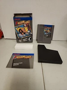 Vintage Nintendo NES Freedom Force Complete W/ Original Box - Picture 1 of 14