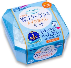 KOSE [ Softymo : Makeup remover sheets : Collagen 52 sheets ] - Picture 1 of 12