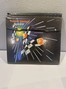 VTG Trapper Keeper Black  Checkered Yellow Balls With Folders - Picture 1 of 3