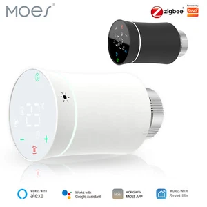 Termostato radiador MOES Smart ZigBee ahorro de energía programable APP temporizador - Imagen 1 de 28