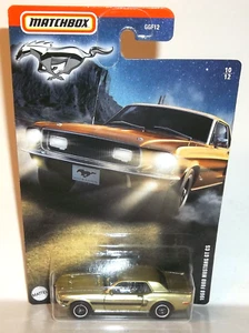 Ford Mustang GT CS 1968 Matchbox 1:64 MBX serie 10/12 dorado dorado - Imagen 1 de 10