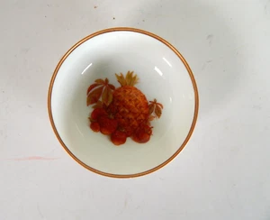 Kaiser 1599 Germany Golden Crown E&R Porcelain Grapes Dip Bowl 3.25" - Picture 1 of 5