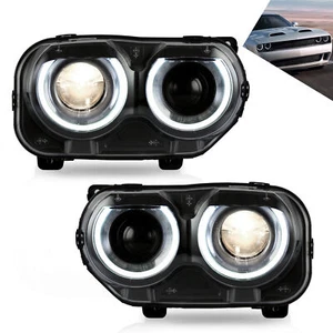 Conjunto de faros VLAND para Dodge Challenger 2015-22 faros lado izquierdo+derecho - Imagen 1 de 10