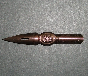 PLUME LEONARDT CO'S ESTAMPEE PORTRAIT SHAKESPEARE PEN NIBS PENNA PLUMA FEDER BR - Picture 1 of 1