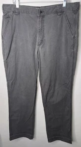 Carhartt Pants Mens 38x32 Gray Rugged Flex Rigby Dungaree Relaxed Stretch 102291 - Picture 1 of 18