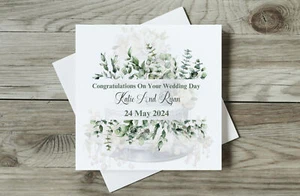 Eucalyptus Personalised Wedding Day - Picture 1 of 1