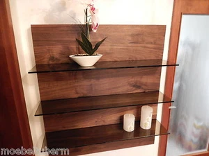 Wandboard Nussbaum Massiv Holz Board Regal Glasregal Regalbrett NEU au.auf Maß ! - Bild 1 von 12